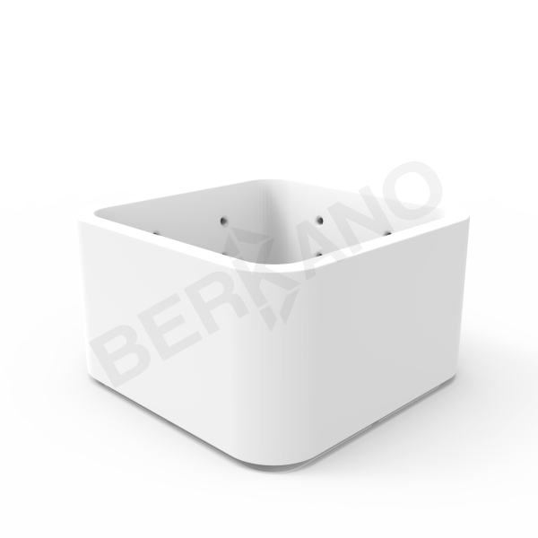 Кашпо Cubo 150 белого цвета