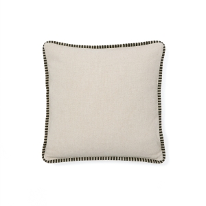 Чехол для подушки бежевого цвета Ardit с зеленой полосой 45 x 45