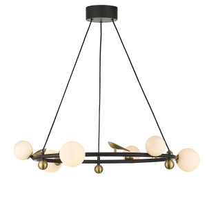 4324-6P, подвесная люстра, D750xH255/1800, 6xLEDx5W, 2400LM, 4000K, included