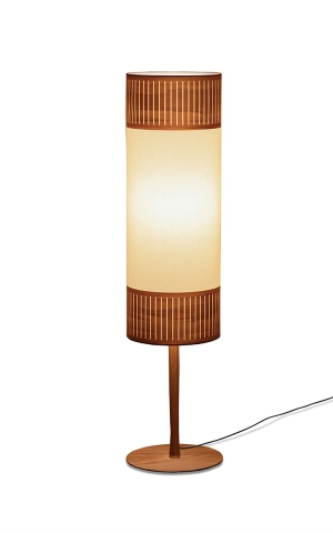 Торшер Tamiz орех/латунь