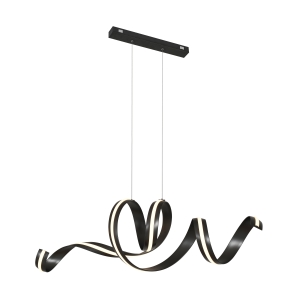 Amara Люстра горизонтальная черный матовый