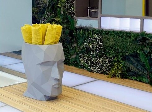 Кашпо Adan Nano матовое стальное от интернет-магазина IDODOM.RU