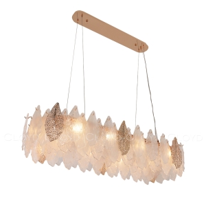 Люстра Cloyd SENEGAL-B C10 / шир. 99 см - с золотыми листьями - золото (арт.11173)