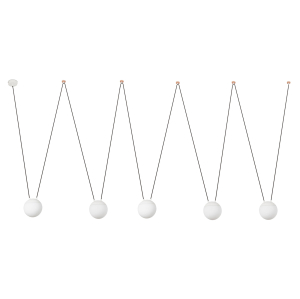 Люстра Mine 5L белая