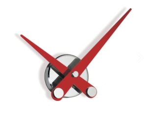 Настенные часы Axioma Mini i хром-красный