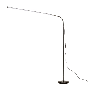 4515-1F, напольный светильник, L1235xW220xH1350/2000, LEDx20W, 1600LM, 3000K, included, switch