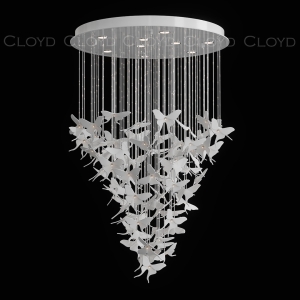 Люстра Cloyd TROPICA C9 / выс. 120 см - керамика - белый (арт.11531)