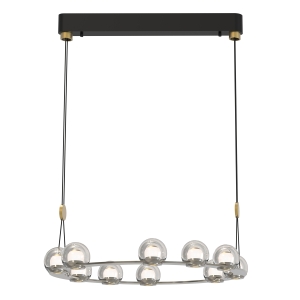 4291-10P, подвесная люстра, D680xH1500/1575, 10xLEDx7.2W, 5700LM, 4000K, included