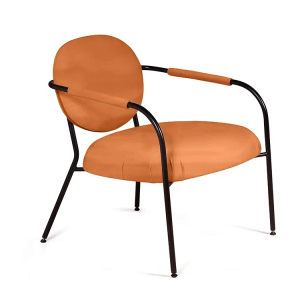 Лаунж кресло EGO, велюр терракот