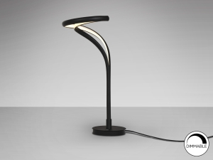 Настольная лампа Danza черная большая