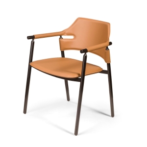 Стул Suite, кожа коричневый