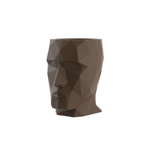 Кашпо Adan Nano матовое бронзовое