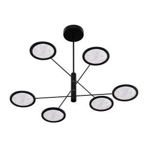 4375-6P, подвесная люстра, D1200xH770, 6xLEDx9W, 3240LM, 4000K, CRI>90, included