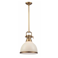 Подвесной светильник Cloyd PECK P1 / Ø33 см - латунь (арт.10186)