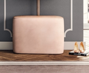 Пуфик Momentos розовый бархат