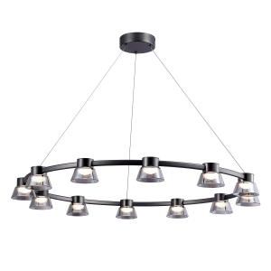 4247-12P, подвесная люстра, D1000xH1200/1500, 12xLEDx5W, 1440LM, 4000K, included