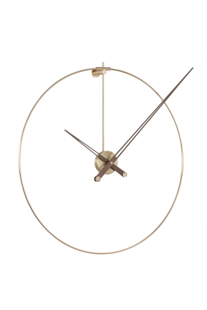 Настенные часы New Anda латунь-орех