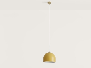 Подвесной светильник Alpha латунный металл/металлический плафон