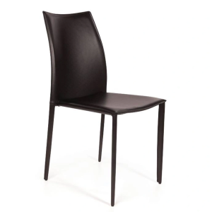 Стул Rolf, кожа черный