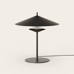 Настольная лампа Gehit черный металл