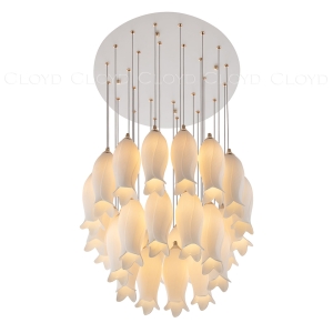 Люстра Cloyd ARGANA C26 / Ø50 см - керамика - белый (арт.10806)
