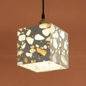 Подвесной светильник Cloyd MATERIA P1 / cube - латунь (арт.12181)