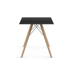 Обеденный стол Faz на деревянных ножках 70x70x74