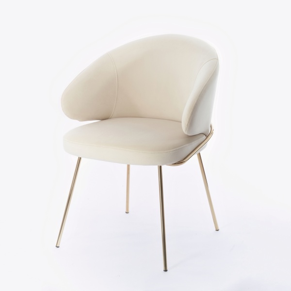 Полукресло Космос Золото\Бежевый лайт