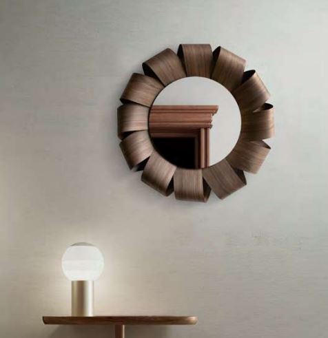 Зеркало Brisa бронзовое стекло в раме из орехового дерева от интернет-магазина IDODOM.RU