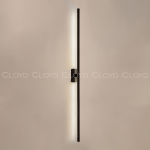 Бра Cloyd LINEAS-B W1 / выс. 100 см- 4000K - черный матовый (арт.20458)