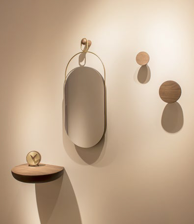 Зеркало Eslabon орех/золотой металл от интернет-магазина IDODOM.RU