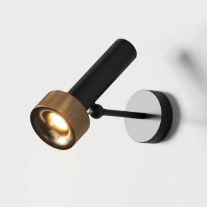 Бра Focus черный - золотой