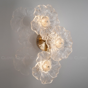 Бра Cloyd SHAMBALA-B W3 / выс. 45 см - золото (арт.20395)