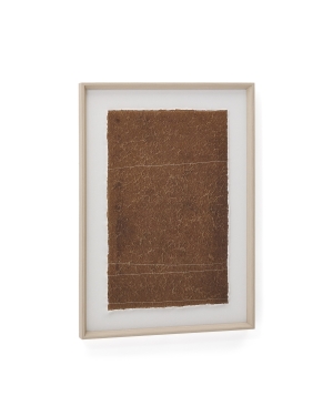 Картина Durkan бордового цвета на переработанной бумаге 50 x 70 см