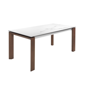 Раздвижной обеденный стол D2058BA /1095 из керамики и орехового дерева