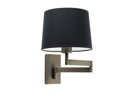 Бра Artis бронза + черный абажур от интернет-магазина IDODOM.RU