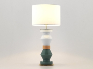 Настольная лампа Kitta Kitta золотой металл+ белый абажур 801011/41