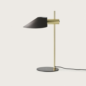 Настольная лампа Cohen Gold глянцевый черный плафон