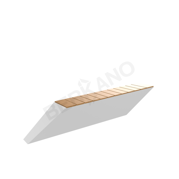 Модульная скамья Tick модуль 3 Snow White