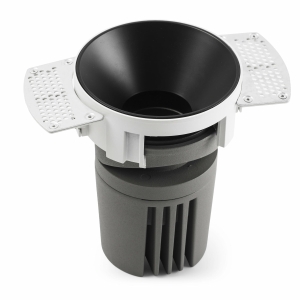 Встраиваемый светильник DEEP 78 R черный 36° 2700K CRI90 HONEYCOMB