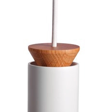 Подвесной светильник Triana белый/дуб от интернет-магазина IDODOM.RU