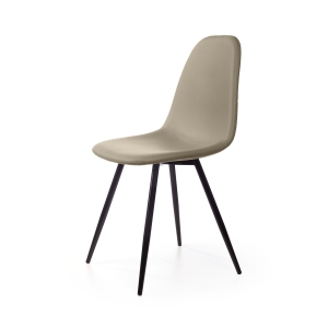 Стул Тед, нанокожа Palermo 01, светло-бежевый