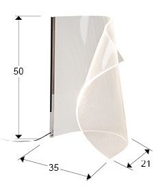 Настольная лампа Velos II хромированная от интернет-магазина IDODOM.RU