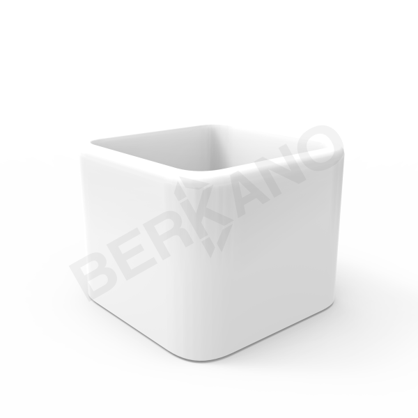 Кашпо Cubo 60 Snow White