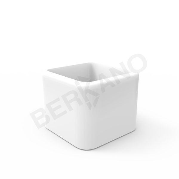 Кашпо Cubo 50 Snow White