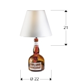 Настольная лампа Liquor Dessert Kit белый абажур от интернет-магазина IDODOM.RU