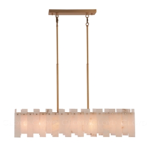 Люстра Cloyd HERCULANUM-C C7 / шир. 98 см - алебастр - латунь (арт.11201)