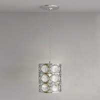 Подвесной светильник Cloyd VALENT P1 / Ø22 см - хром (арт.10580)