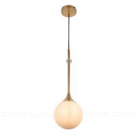 Подвесной светильник Cloyd TAOS-B P1 / Ø18 см - латунь (арт.10861)