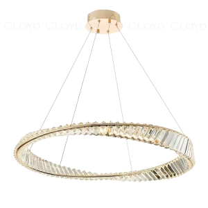 Люстра Cloyd PAULI C1 / Ø80 см - золото (арт.11458)